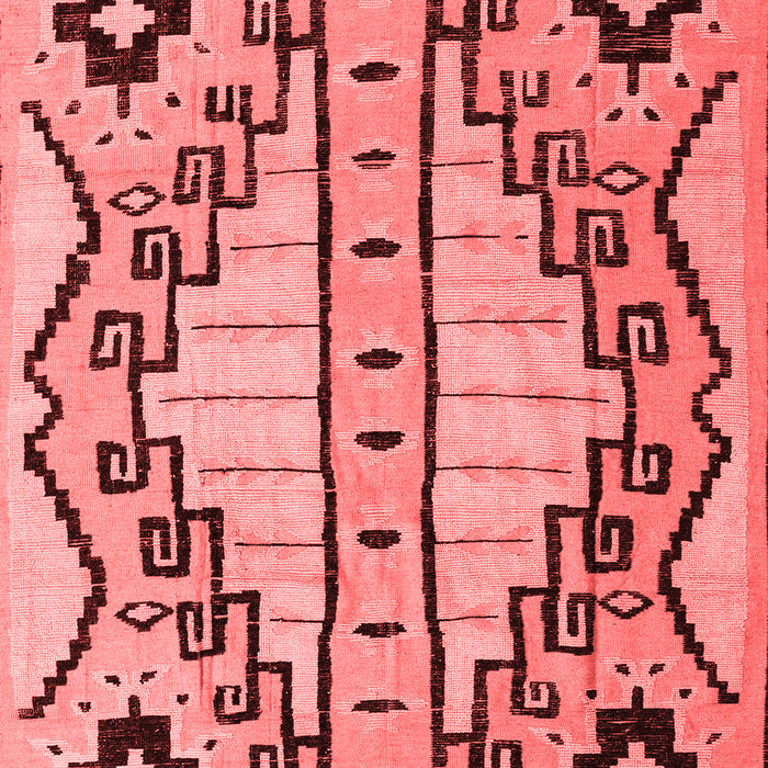 Abstract Red Modern Area Rugs