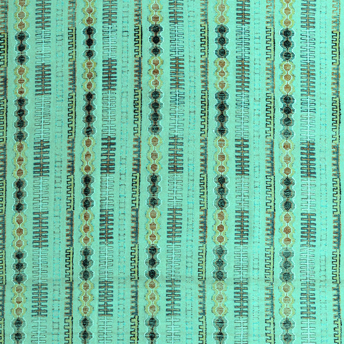 Machine Washable Abstract Turquoise Modern Area Rugs, wshabs4535turq