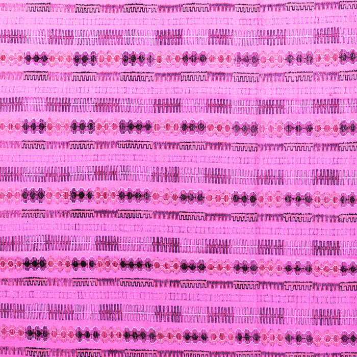 Square Machine Washable Abstract Pink Modern Rug, wshabs4535pnk