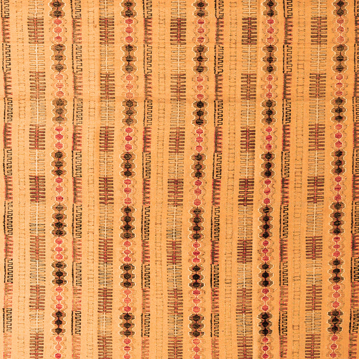 Square Abstract Orange Modern Rug, abs4535org