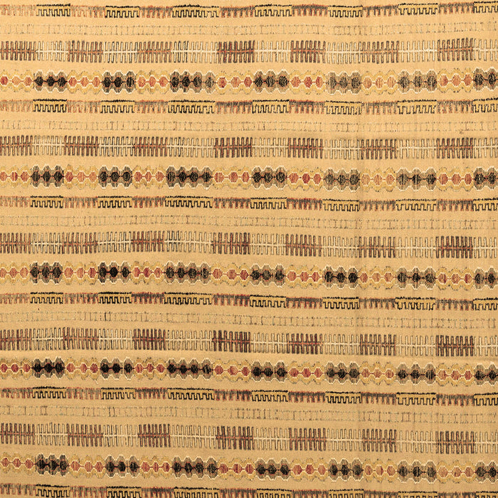 Square Abstract Brown Modern Rug, abs4535brn