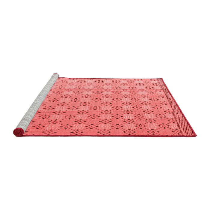 Modern Red Washable Rugs