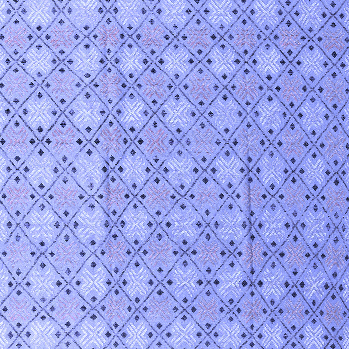 Abstract Blue Modern Rug, abs4536blu