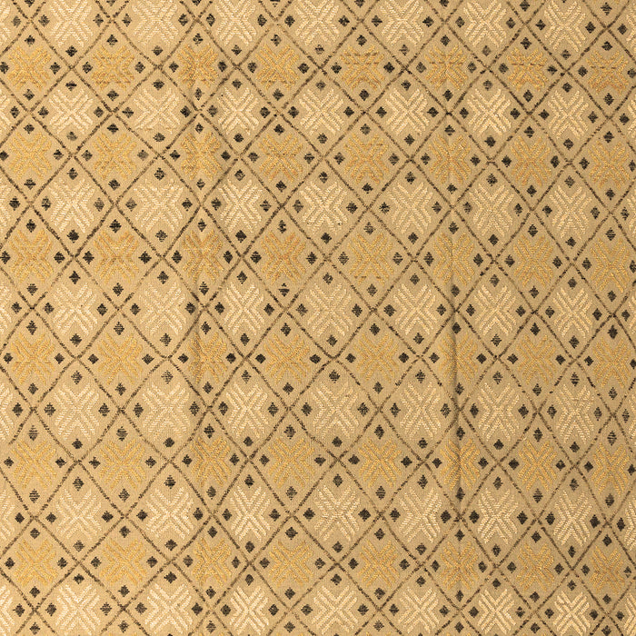Machine Washable Abstract Brown Modern Rug, wshabs4536brn