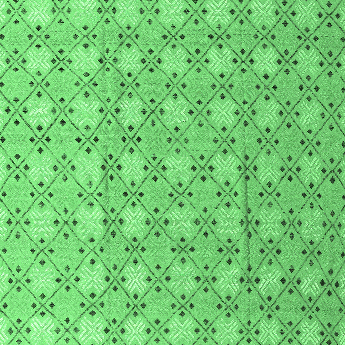 Abstract Emerald Green Modern Rug, abs4536emgrn