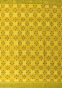 Abstract Yellow Modern Rug, abs4536yw