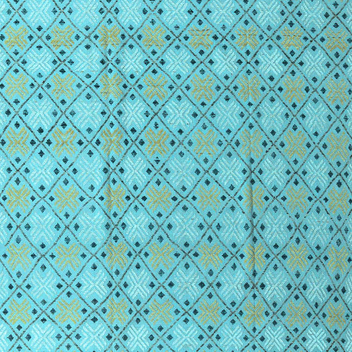 Machine Washable Abstract Light Blue Modern Rug, wshabs4536lblu