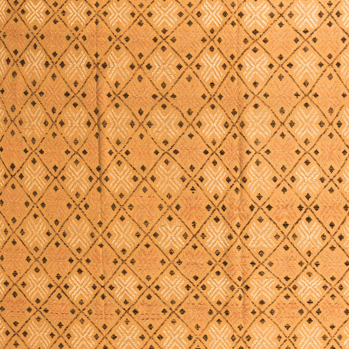 Machine Washable Abstract Orange Modern Area Rugs, wshabs4536org