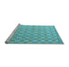 Sideview of Machine Washable Abstract Light Blue Modern Rug, wshabs4536lblu