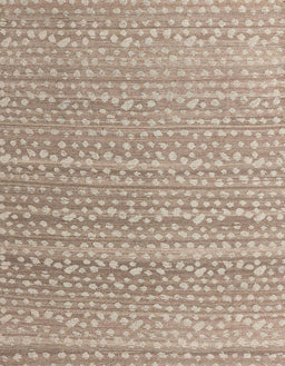 Abstract Dark Almond Brown Modern Rug, abs4537