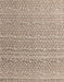 Abstract Dark Almond Brown Modern Rug, abs4537