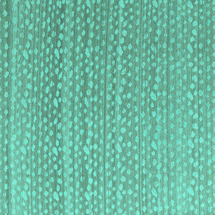 Square Machine Washable Abstract Turquoise Modern Area Rugs, wshabs4537turq