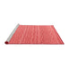 Modern Red Washable Rugs