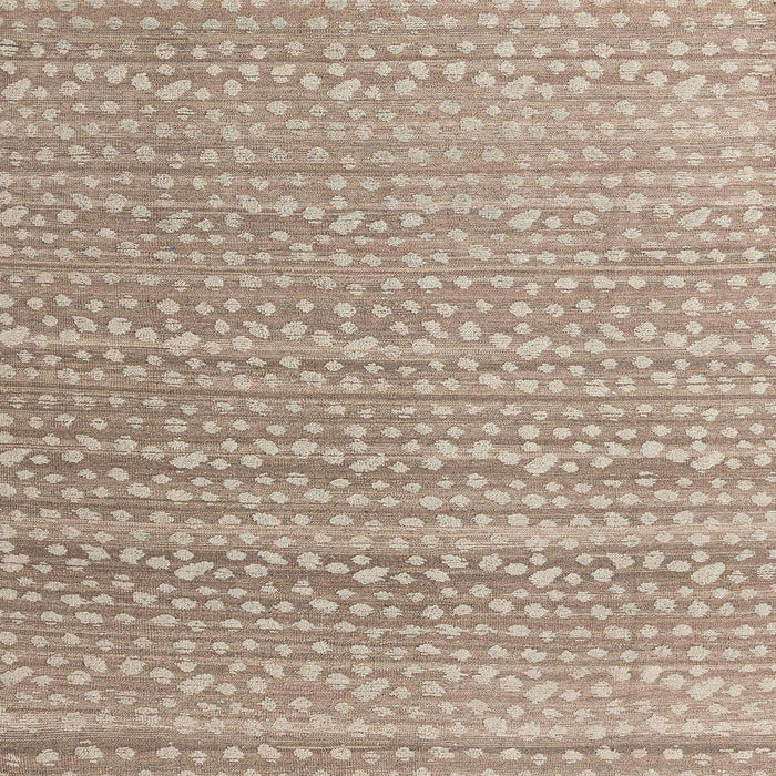 Square Abstract Dark Almond Brown Modern Rug, abs4537