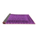 Sideview of Abstract Purple Modern Rug, abs4538pur