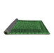 Sideview of Abstract Emerald Green Modern Rug, abs4538emgrn