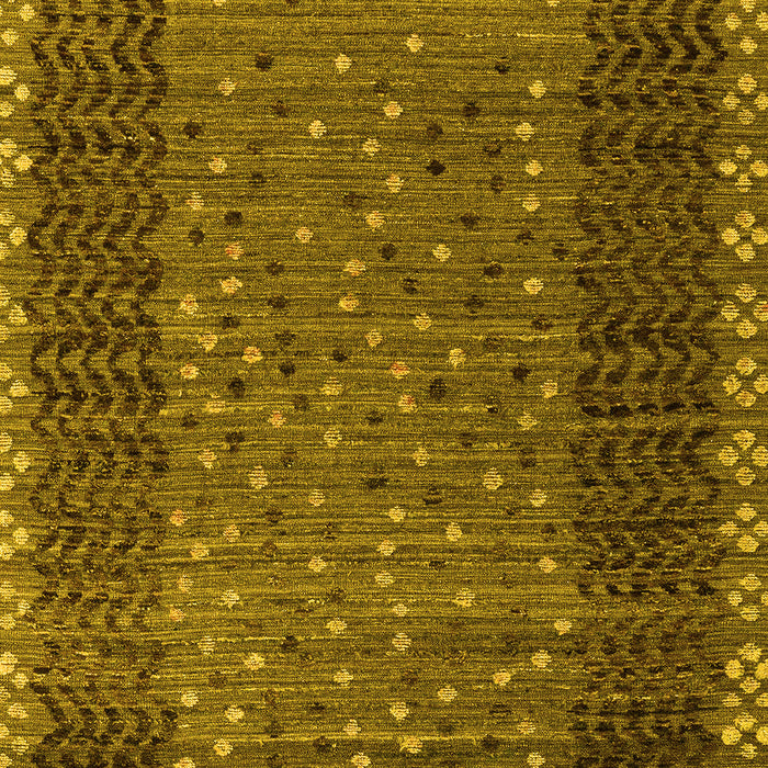 Machine Washable Abstract Yellow Modern Rug, wshabs4538yw