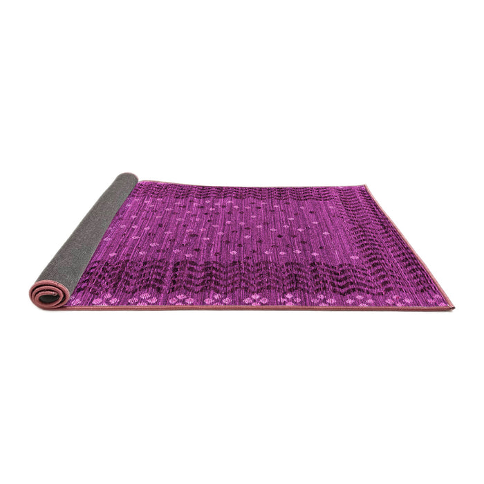 Sideview of Abstract Pink Modern Rug, abs4538pnk