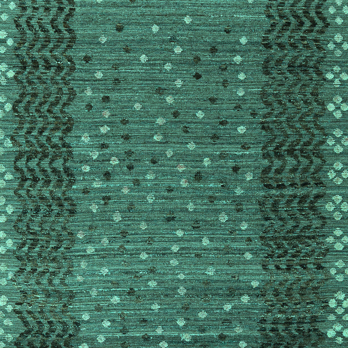 Machine Washable Abstract Turquoise Modern Area Rugs, wshabs4538turq