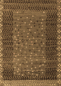 Abstract Brown Modern Rug, abs4538brn