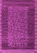 Machine Washable Abstract Pink Modern Rug, wshabs4538pnk