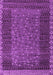 Machine Washable Abstract Purple Modern Area Rugs, wshabs4538pur