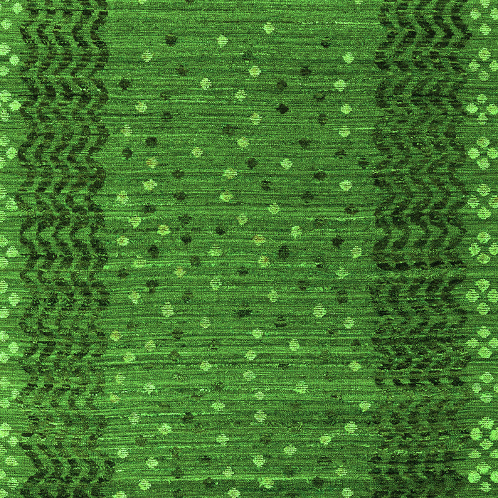 Machine Washable Abstract Green Modern Area Rugs, wshabs4538grn