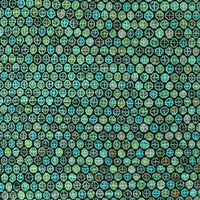 Abstract Turquoise Modern Rug, abs4539turq