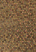 Machine Washable Abstract Brown Modern Rug, wshabs4539brn