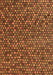 Machine Washable Abstract Orange Modern Area Rugs, wshabs4539org