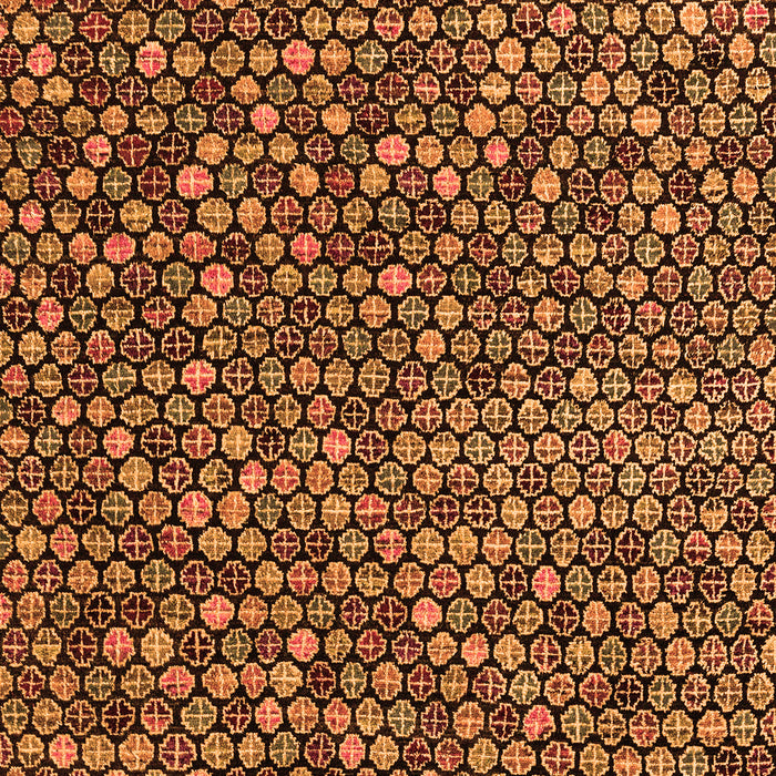 Machine Washable Abstract Orange Modern Area Rugs, wshabs4539org
