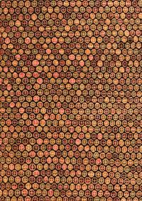 Abstract Orange Modern Rug, abs4539org