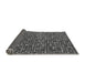 Sideview of Abstract Gray Modern Rug, abs4539gry