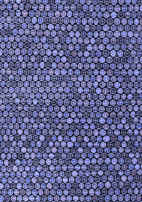 Abstract Blue Modern Rug, abs4539blu