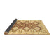 Sideview of Oriental Brown Traditional Rug, abs453brn