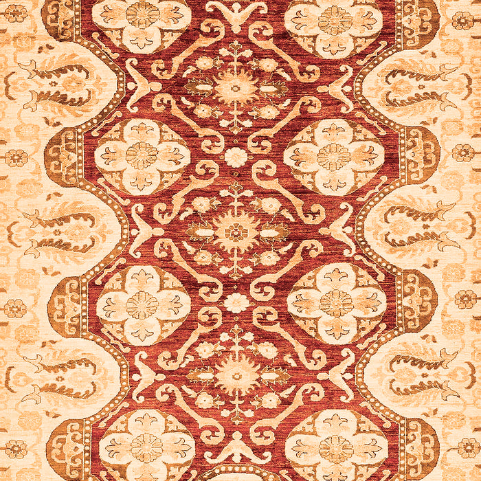 Machine Washable Oriental Orange Traditional Area Rugs, wshabs453org