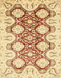 Machine Washable Abstract Sun Yellow Rug, wshabs453