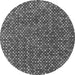 Round Machine Washable Abstract Gray Modern Rug, wshabs4540gry