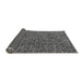 Sideview of Abstract Gray Modern Rug, abs4540gry