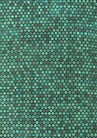 Abstract Turquoise Modern Rug, abs4540turq