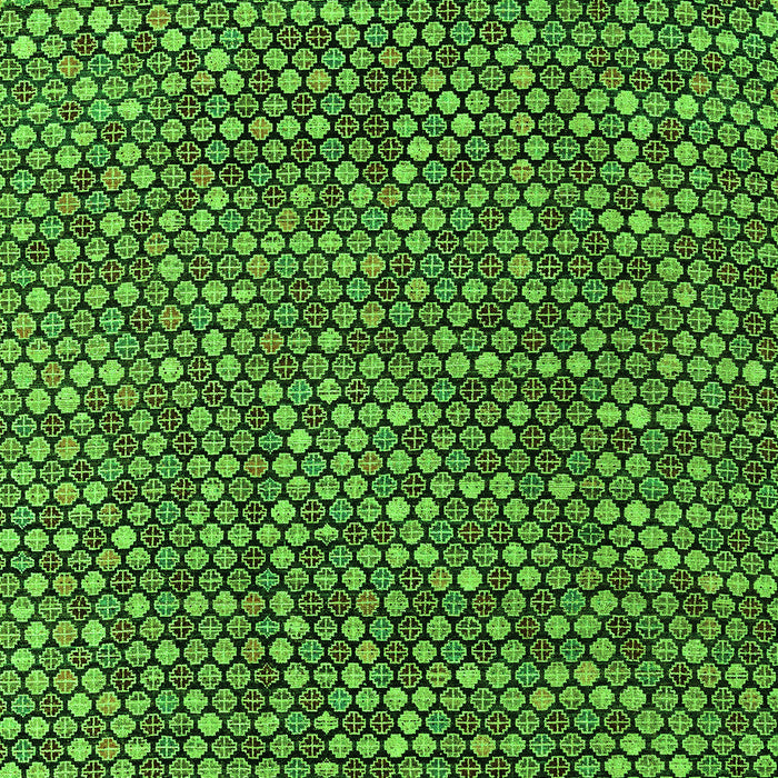 Abstract Green Modern Rug, abs4540grn