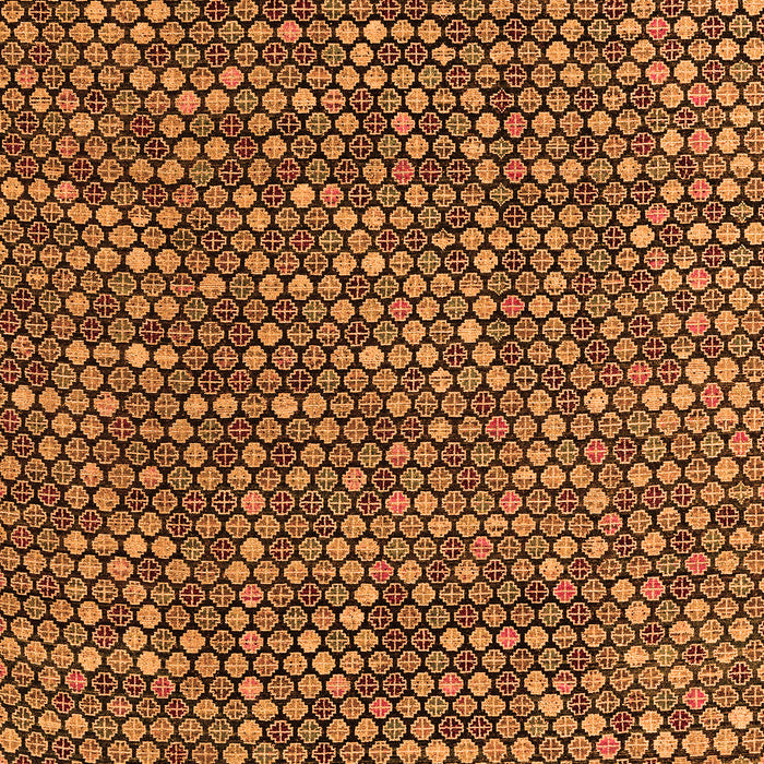 Machine Washable Abstract Orange Modern Area Rugs, wshabs4540org