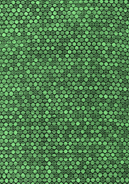 Abstract Emerald Green Modern Rug, abs4540emgrn