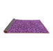 Sideview of Abstract Purple Modern Rug, abs4540pur