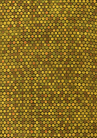 Abstract Yellow Modern Rug, abs4540yw