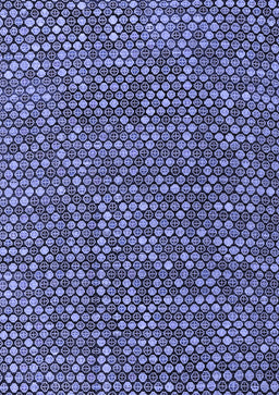 Abstract Blue Modern Rug, abs4540blu
