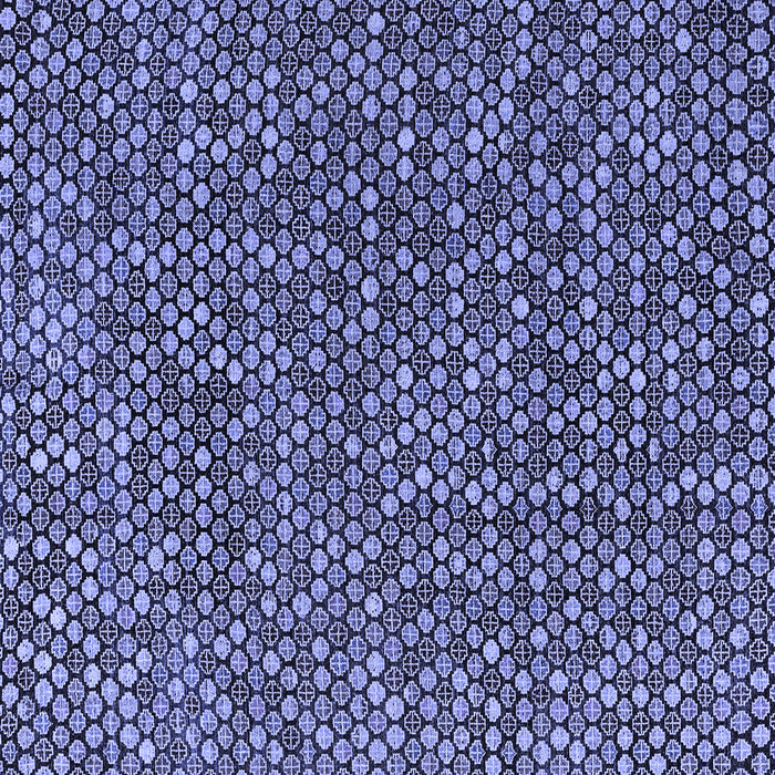 Square Abstract Blue Modern Rug, abs4540blu