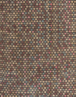 Abstract Red Modern Rug, abs4540