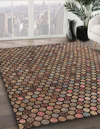 Abstract Bakers Brown Modern Rug, abs4541