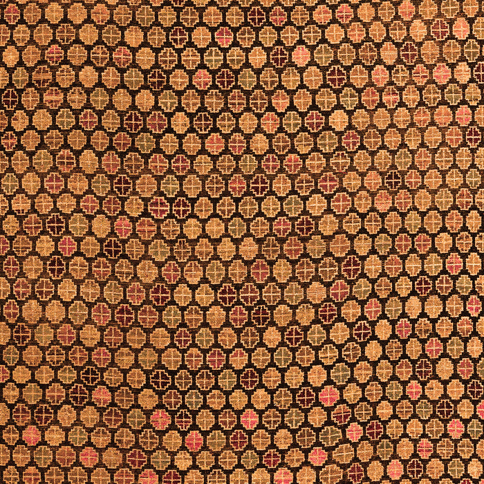 Machine Washable Abstract Orange Modern Area Rugs, wshabs4541org